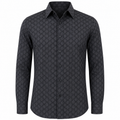 Phe'Elle Black Texture Long Sleeve