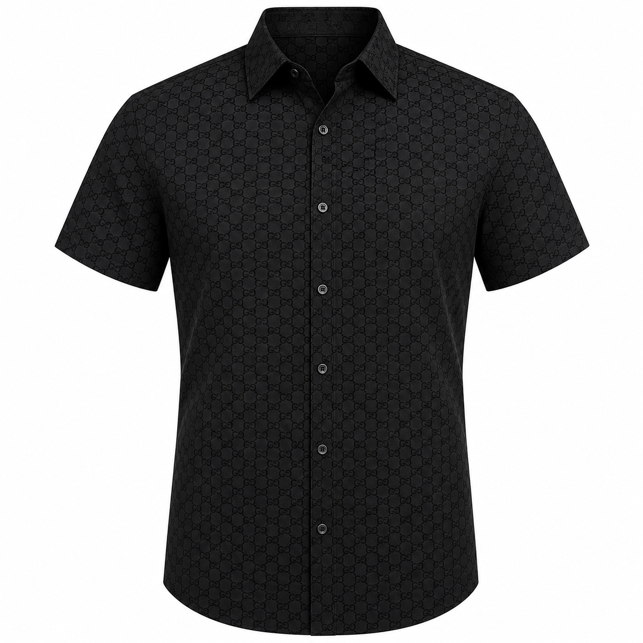 Phe'Elle Texture Black Short Sleeve